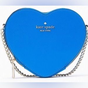 Kate Spade Love Shack Mini Heart Bag Blue